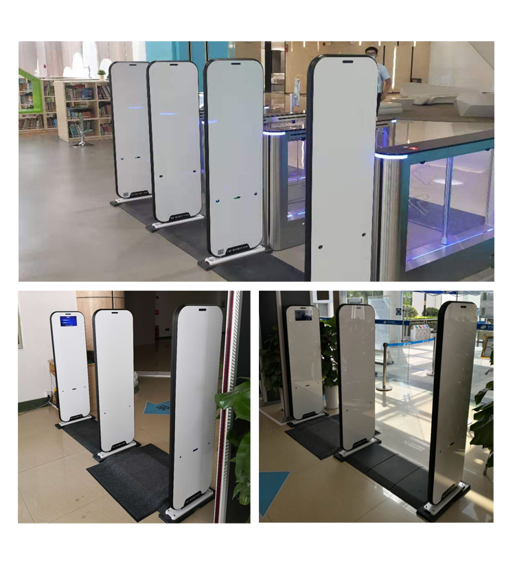 UHF Network RFID Reader Entrance Security Gates , Indoor Library Books Security Gates